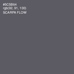 #5C5B64 - Scarpa Flow Color Image